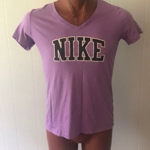 Nike xl v neck Purple short sleeved tee